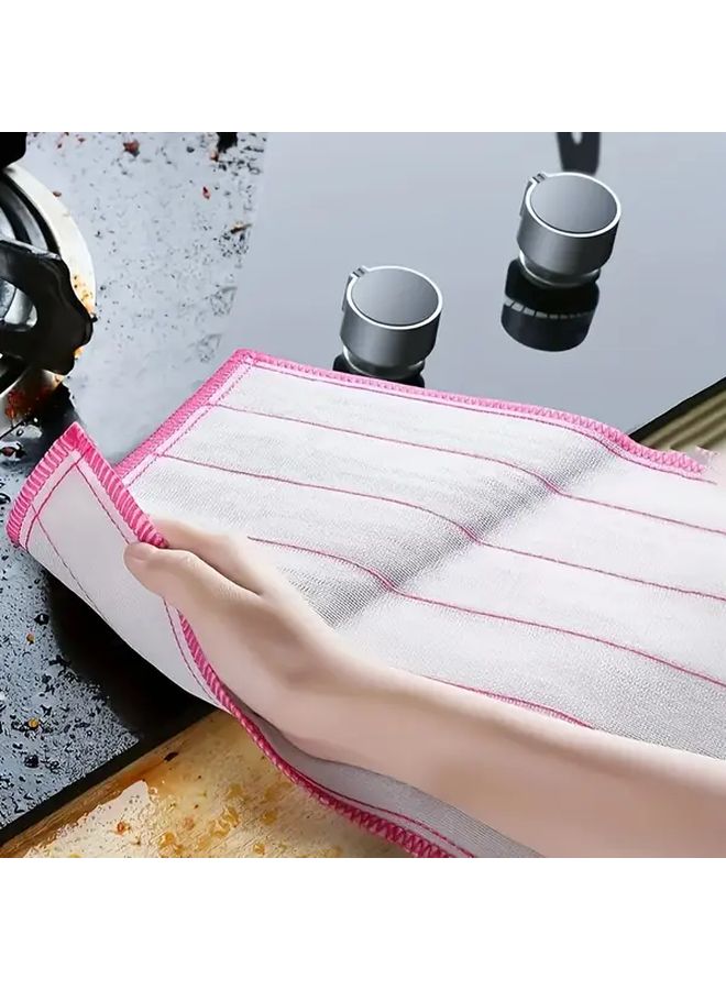 Ultra Absorbent Thick Cleaning Cloths 5 Pack Reusable For Kitchen Bathroom Outdoor - Image 5