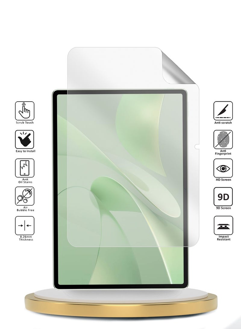 دبليو تيك حوالي باد ميت باد 12 إكس 2025 (12.0 بوصة) فيلم هيدروجيل مات المتميز من ويتك بشاشة رقيقة ومرنة واقي شاشة حزمة 2 (TSHFMN) - شفاف - Image 2