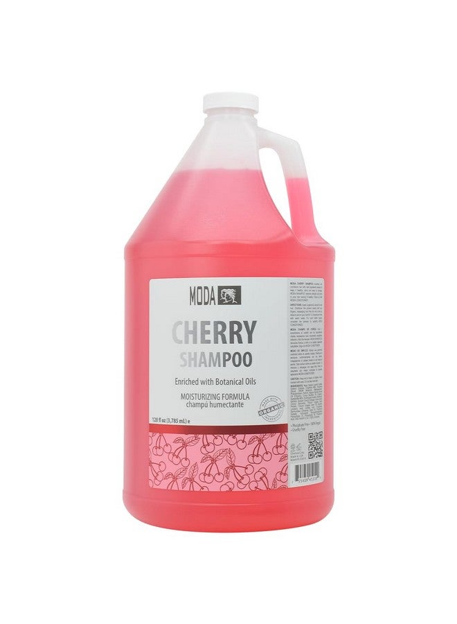 MODA - Moisturizing Shampoo for All Hair Types, Cherry, 128 Oz, Professional - Deeply Cleanses and Conditions, Strengthens, Restores and Shine your Hair - Image 1