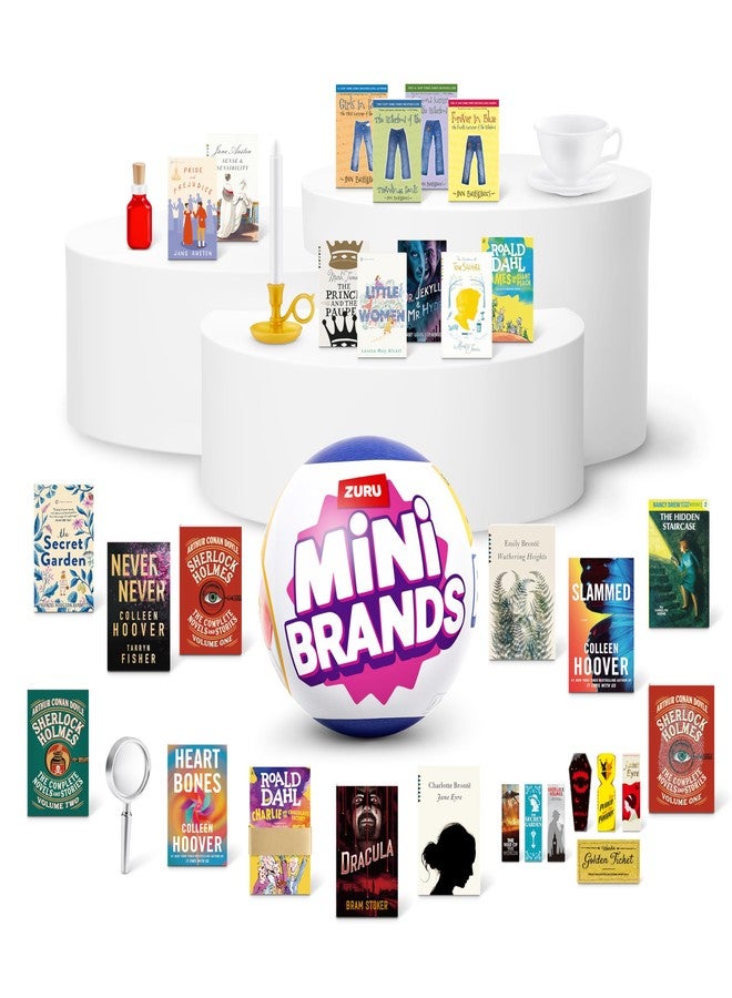 Mini Brands Mini Books Series 2 Capsule by ZURU, Collectible Miniature Book Toy Kids 3+ (2 Capsules) - Image 2
