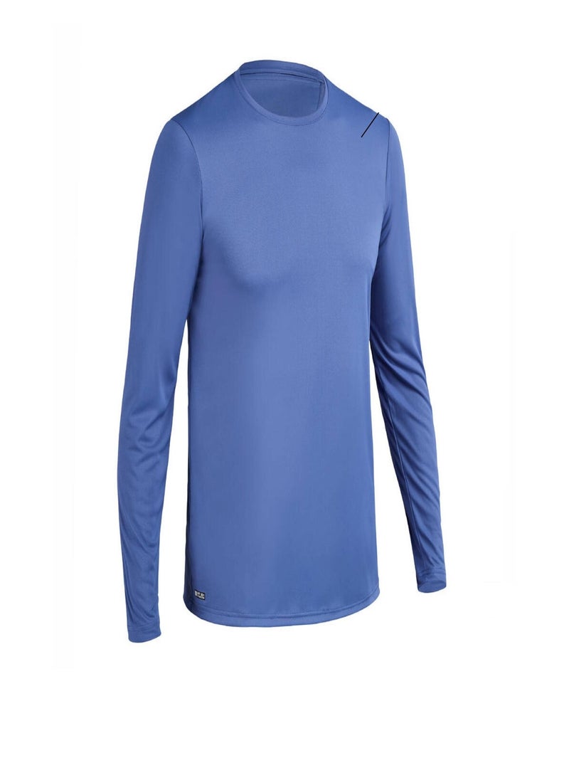OLAIAN OLAIAN by DECATHLON, Men Beachwear Surfing Long sleeve UV Protection Regular Fit T-shirt Blue  - Image 1
