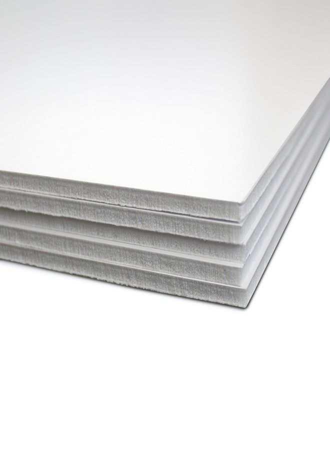Flipside Products 16 x 20 3/16 White Foam Board Bulk Pack of 5 - Image 1
