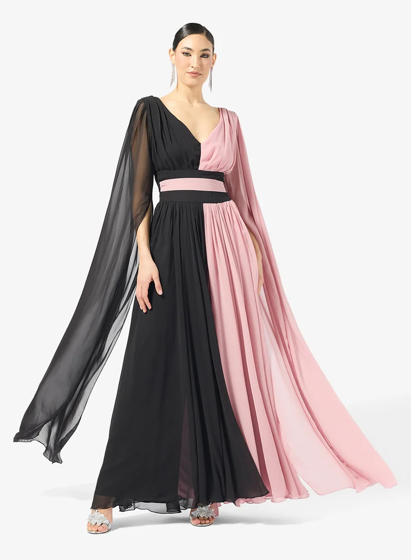 Mix & Match Chiffon Dress