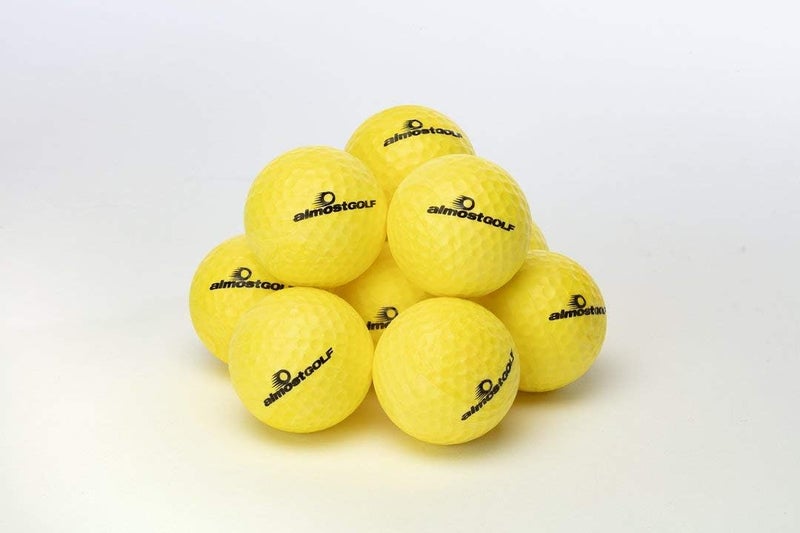 Ag AlmostGolf Balls - (24 Pack, Yellow) - Almost Golf Balls Foam Golf Training Aids for Indoor Or Yard Practice - Includes 24 AlmostGolf Balls - Image 3