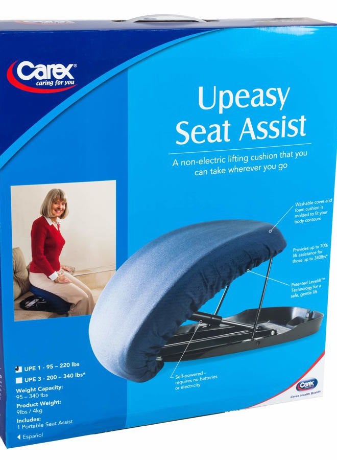 careX Performance Health Carex upeasy seat assist - chair lift and sofa stand assist - portable lifting seat with support up to 200 pounds, provides 70% assistance - Image 4