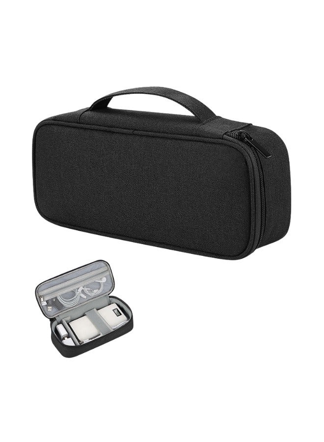 IandN Durable Waterproof Electronic Organizer Bag,Travel Tech Pouch,Digital Accessory Bag for Smartphones/Cameras/Power Banks/Data Cables,Cable Management Case,Large Size
