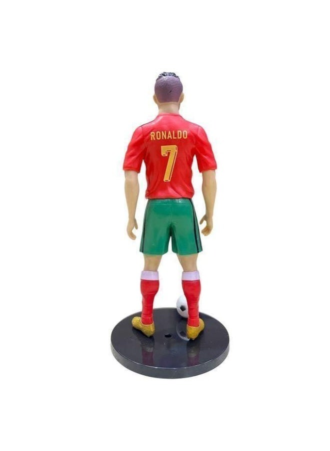 Super Soccer Player Cristiano Ronaldo Figure, Football Classic No. 7 Removable Action Figure, Great for Office & Desk - Image 4