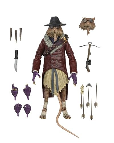NECA Universal Monsters vs TMNT Splinter As Van Helsing Ultimate 7 Action Figure - Image 1
