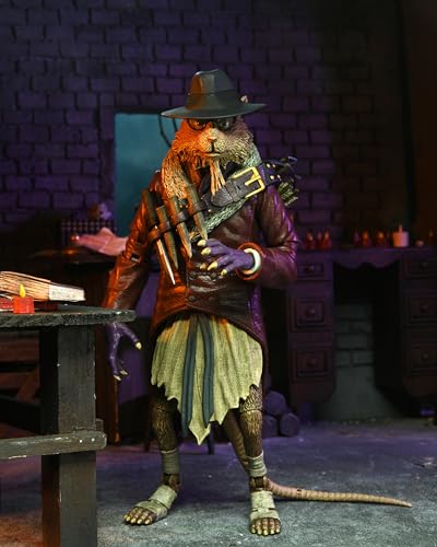 NECA Universal Monsters vs TMNT Splinter As Van Helsing Ultimate 7 Action Figure - Image 5