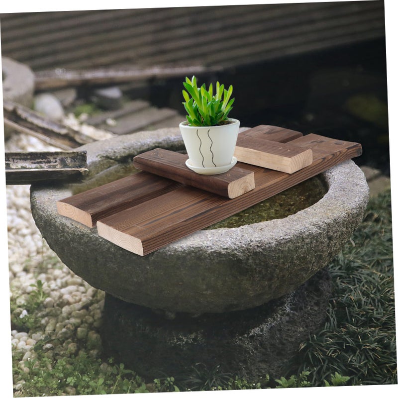 Vintage Wooden Boards For Aquariums Fish Tank Decor DIY Water Landscapes 30X8X1 5CM 4Pcs - Image 5