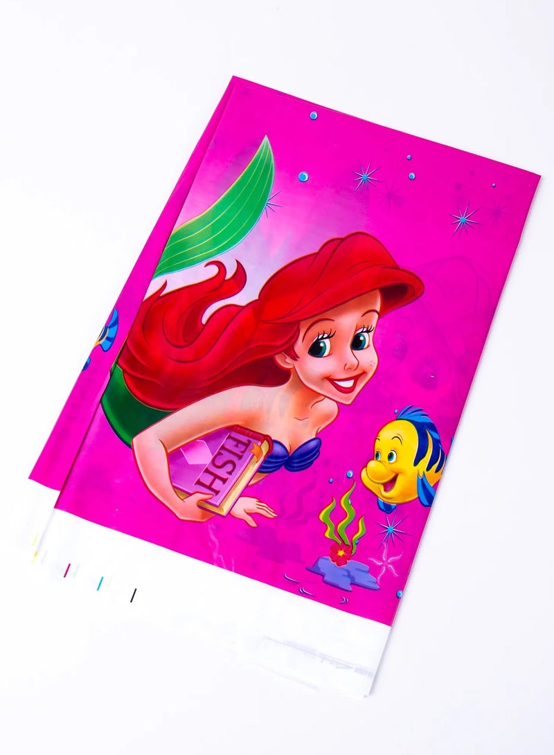 ريمي بيلا 180 قطعة لوازم حفلات اعياد الميلاد بتصميم  ميرميد، مجموعة ادوات مائدة الكل في واحد تتضمن اطباق واكواب ومناديل ولافتة وما الى ذلك، لوازم حفلات بطابع ميرميد للبنات - Image 5