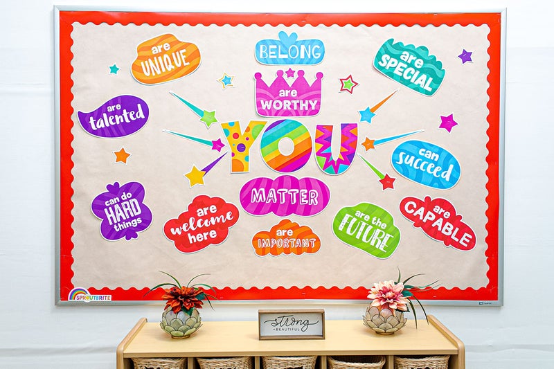 Sproutbrite Classroom Must Have Bulletin Board Signs for Decorating Classrooms Decorations & Decor (Bright Affirmations) - Image 3