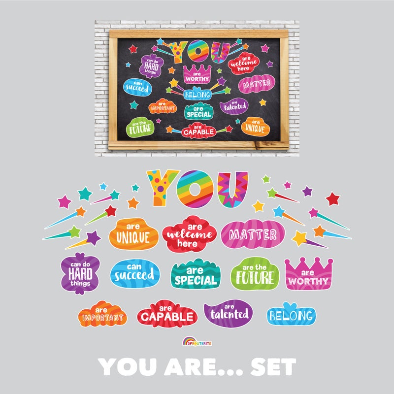 Sproutbrite Classroom Must Have Bulletin Board Signs for Decorating Classrooms Decorations & Decor (Bright Affirmations) - Image 5