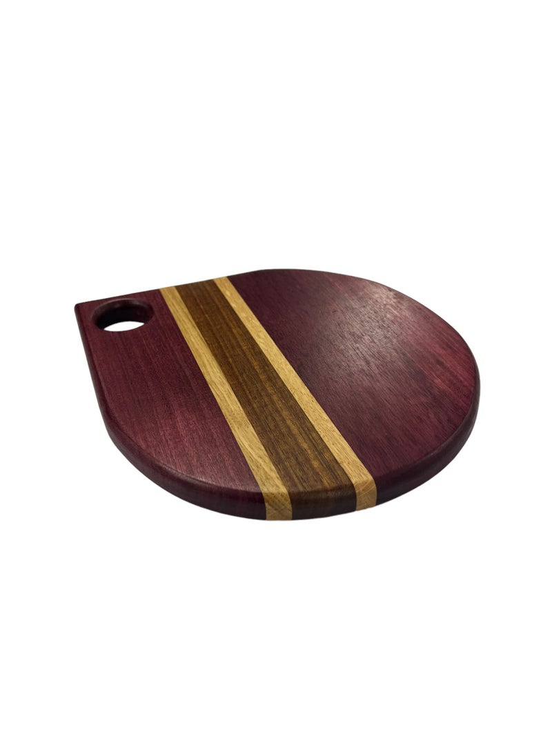 Slab House Rain Drop - Purple Serving Board 