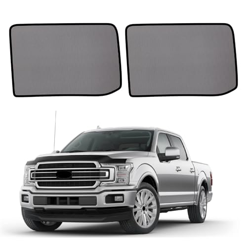 KOCZIL 2015-2020 f150 Window Shades - Rear Side Window Sun Shade for Baby, Breathable Mesh Car Privacy Window Covers, UV Protection and Heat Insulation for Road Trips, Napping, Camping (2 PCS) - Image 1
