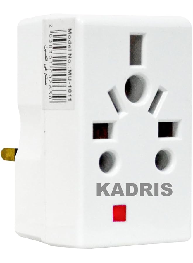 KADRIS Kadris MU-1011 Universal Travel 3 Pin Power Plug Adapter 