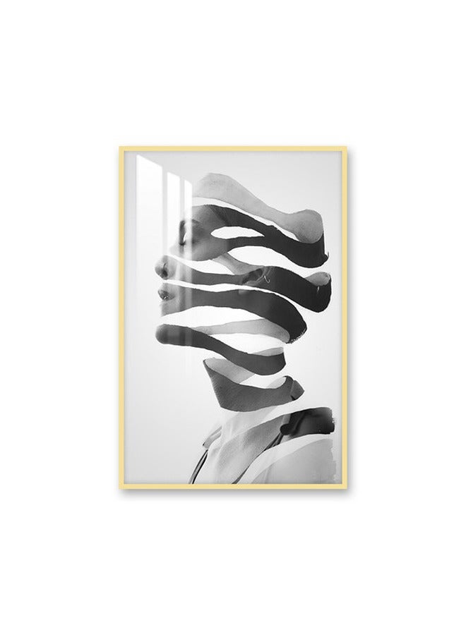 Marktna Decorative Wall Art Painting 120X80Cm With An Abstract Design Black Frame And A Transparent Acrylic Layer 0.5Kg  - Image 2