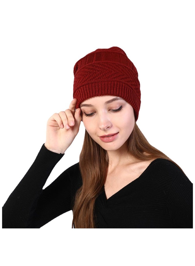 general USB Electric Heating Warm Heating Hat Outdoor Knitting Hat Bib Neck Two for Winter Heating Cap Scarf - Image 1