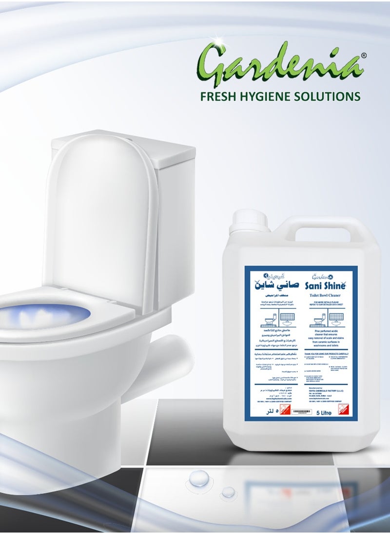 Gardenia Sani shine Toilet Cleaner 5L  - Image 2