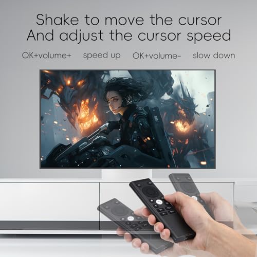 iPazzPort Mini Bluetooth Keyboard with Air Mouse - 2.4G Wireless Computer Remote, Aluminum Shell, IR Learning Button, Type-C Rechargeable, 10M Range for Smart TV/Windows/Android (Black) - Image 5