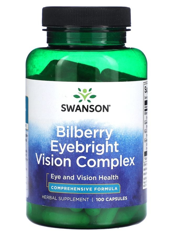 Bilberry Eyebright Vision Complex 100 Capsules