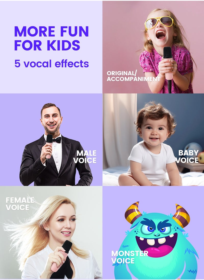Lucky Kids - Mini Karaoke Machine for Adults, Portable Bluetooth Speaker with Wireless Karaoke Microphone, Toys for 3-12 Years Old Boys Girls - Image 1