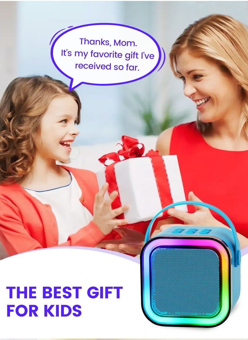 Lucky Kids - Mini Karaoke Machine for Adults, Portable Bluetooth Speaker with Wireless Karaoke Microphone, Toys for 3-12 Years Old Boys Girls - Image 1