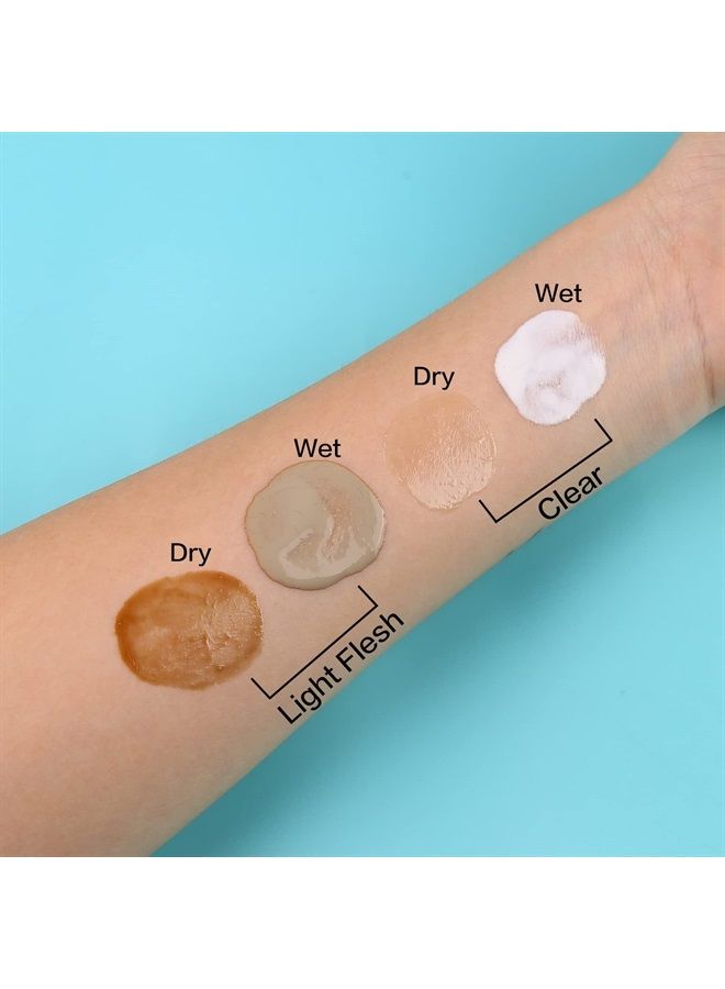 BOBISUKA Clear Liquid Latex, Halloween Costume, Zombie Makeup, SFX Special Effect Make Up for Face and Body, 4.92 FL.OZ - Image 2