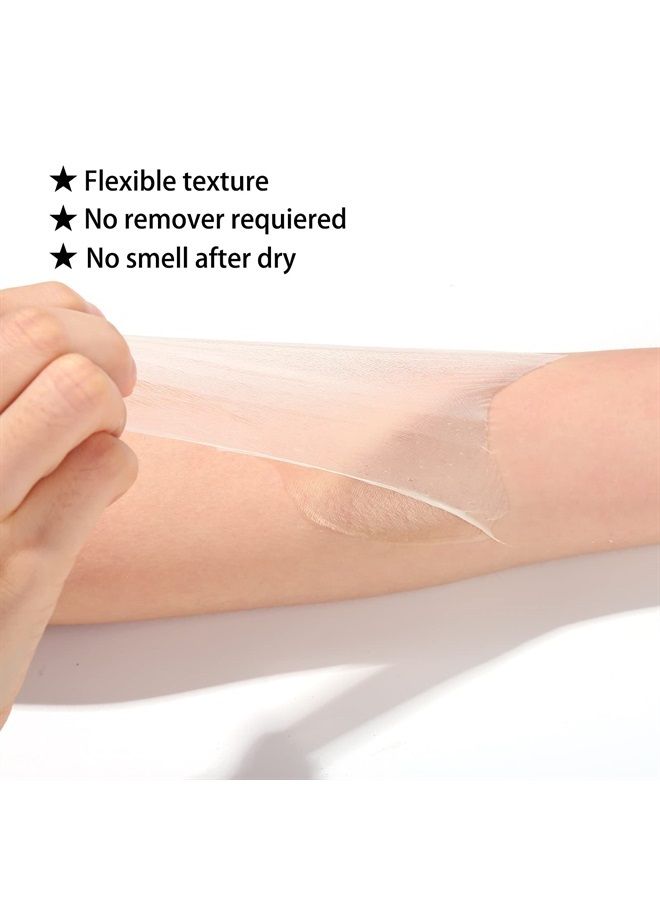 BOBISUKA Clear Liquid Latex, Halloween Costume, Zombie Makeup, SFX Special Effect Make Up for Face and Body, 4.92 FL.OZ - Image 3