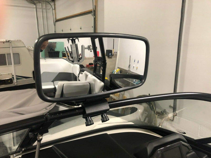 Maverick Advantage Heavy Duty 7"X14" Rearview Mirror w/adj Square Bracket for Boat Skiing Wakeboard - Image 2