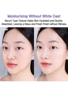 Espoir espoir Water Splash Sun Serum SPF50+ PA+++ │ Hydrating and Moisturizing Serum Type Sunscreen for Daily use │ No White Cast and Non-oily Texture with Fresh Finish │ Easy-to-Use Pump Type Container  - Image 2