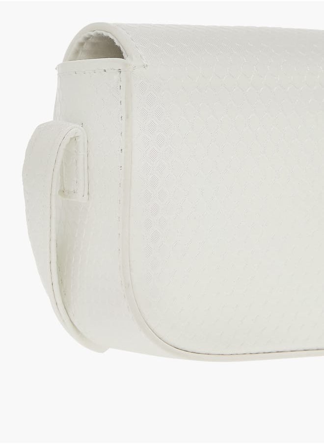 Flora Bella By Shoexpress Girls Embellished Crossbody Bag With Adjustable Strap And Magnetic Closure  - Image 4