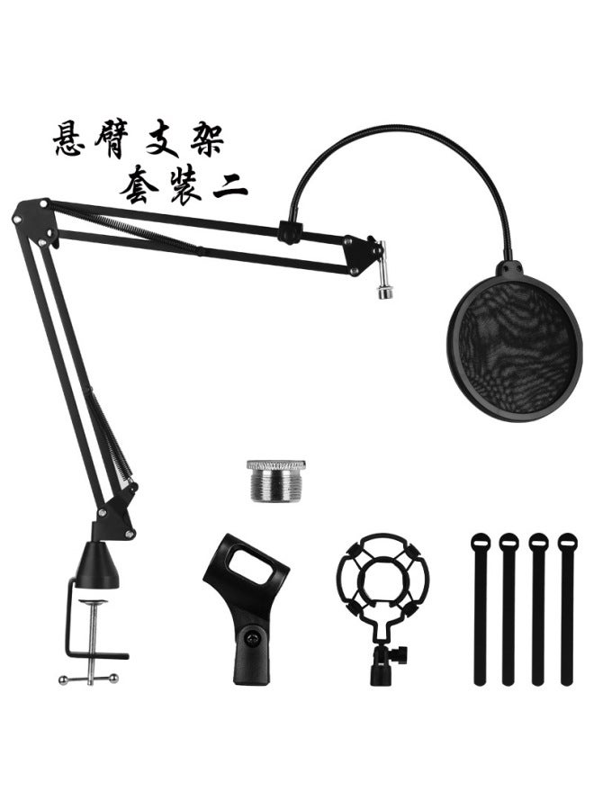 Nb35 Cantilever Bracket Desktop Lazy Universal Microphone Microphone Blast Cover Shock Frame Full Set - Image 1