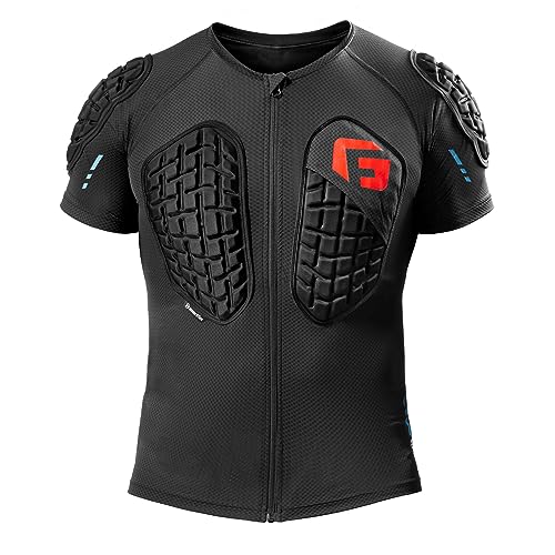 G-Form MX360 Impact Shirt - Padded Protection Shirt for MTB & Moto - Protective Gear for Mountain Bikers - Durable & Breathable Chest Protection - Black, Adult Medium - Image 1