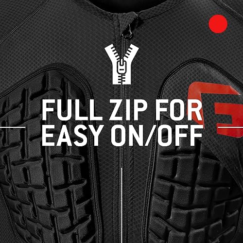 G-Form MX360 Impact Shirt - Padded Protection Shirt for MTB & Moto - Protective Gear for Mountain Bikers - Durable & Breathable Chest Protection - Black, Adult Medium - Image 5