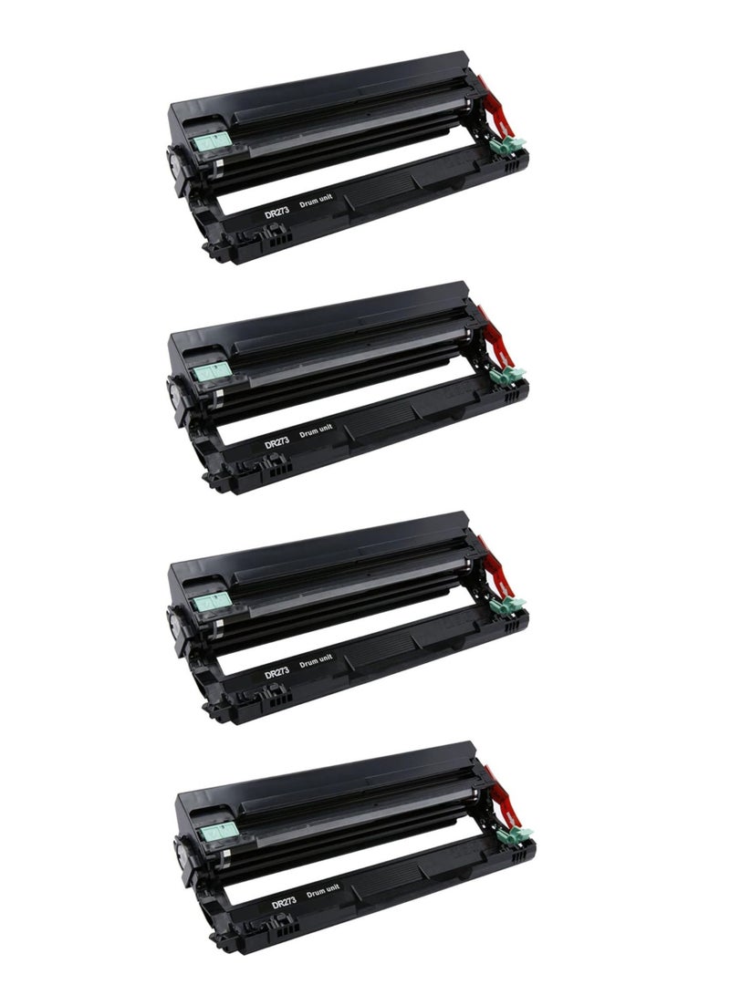 Terabyte COMPATIBLE DR273 Imaging Drum Unit 4-pcs Set for MFC-L3750CDW DCP-L3510CDW DCP-L3551CDW HL-L3210CW and HL-L3270CDW BROTHER Printers - Image 1