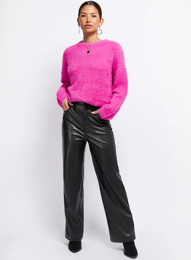 Little Mistress Crew Neck Knitted Cardigan