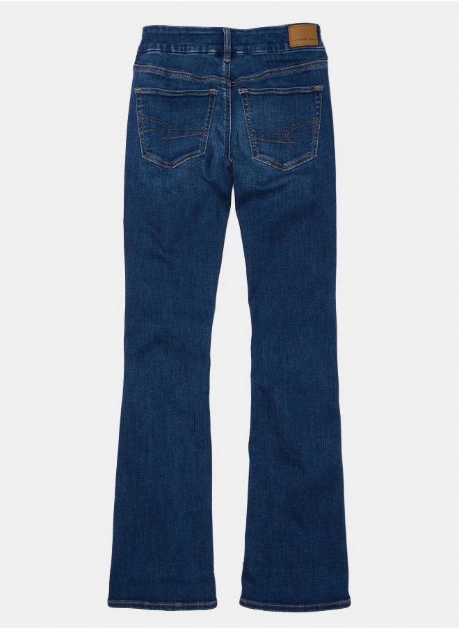American Eagle - AE Next Level Curvy Low-Rise Kick Bootcut Jean - Image 1