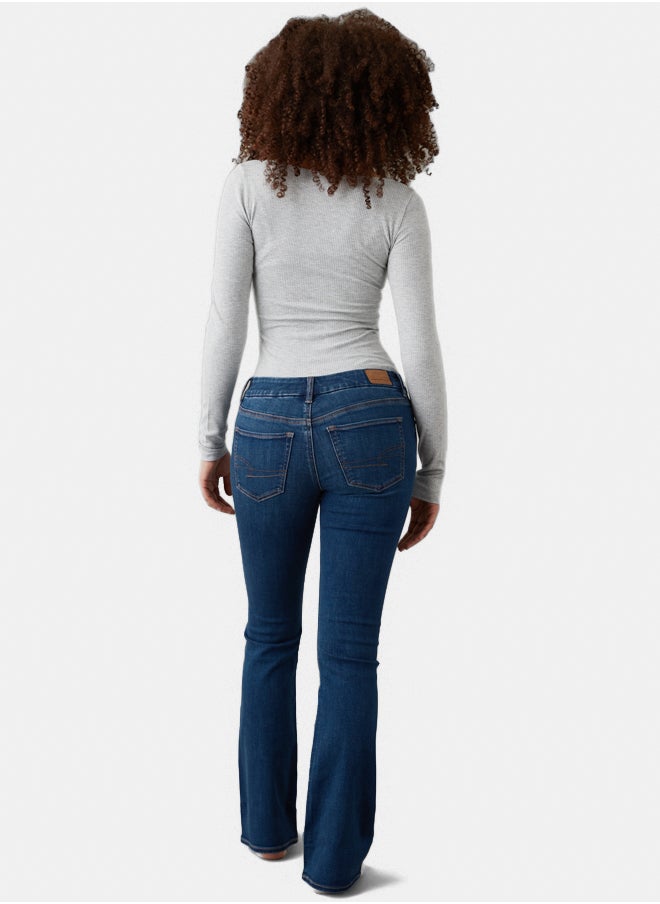 American Eagle - AE Next Level Curvy Low-Rise Kick Bootcut Jean - Image 1