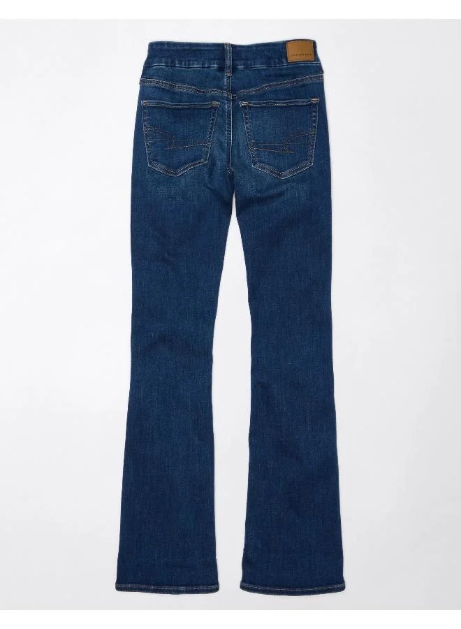 American Eagle AE Next Level Curvy Low-Rise Kick Bootcut Jean