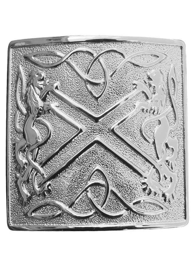 AAR Scottish Kilt Belt Buckle Design Chrome Finish (Chrome 2)