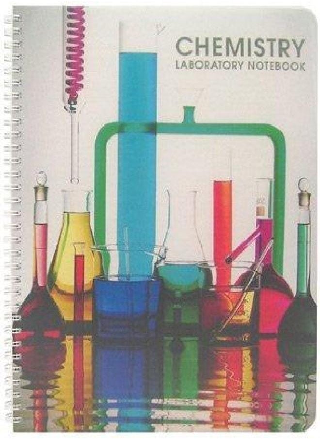 BookFactory BookFactory Chemistry Lab Notebook (Scientific Ruled Format) No Duplicate Pages- 8.5" X 11" 100 Pages [Wire-O Bound] (LAB-100-WTR-CHEM)  - Image 1