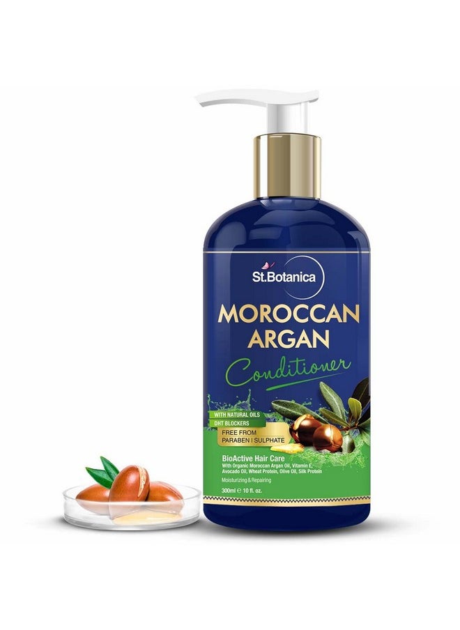 St. Botanica Stbotanica Moroccan Argan Hair Conditioner With Organic Argan Oil & Vitamin E (No Sulphate Paraben) 300Ml  - Image 2