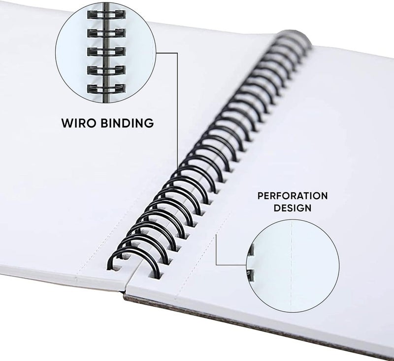 دومس Doms Sketch Pad Wiro, Off-White, 36 Sheets, 7894- Pack Of 02 - Image 5