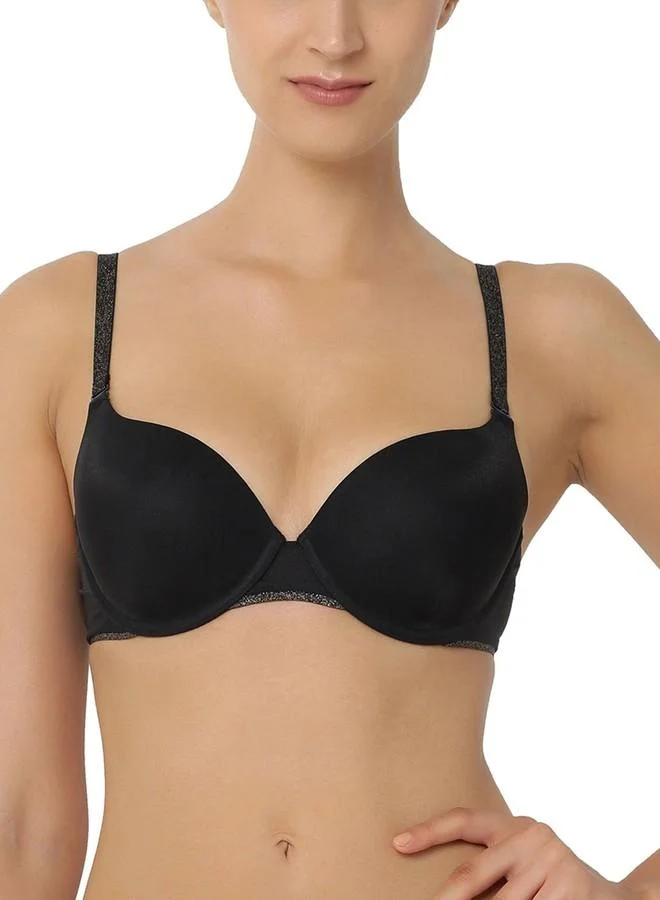 ترايامف Triumph International Everyday Invisible Padded Wired Sparkle T-Shirt Bra( 122I720 K9_Black Combination_34B)