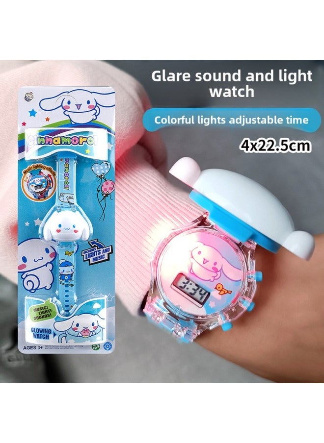 Generic - Gold Sailor Galaxy Ultraman Luminous Watch Flash Children's Watch Toy Watch Ultraman Watch For Men And Women-Color:Yugui Dog ]-Specifications:Blister Card Packaging - Image 1