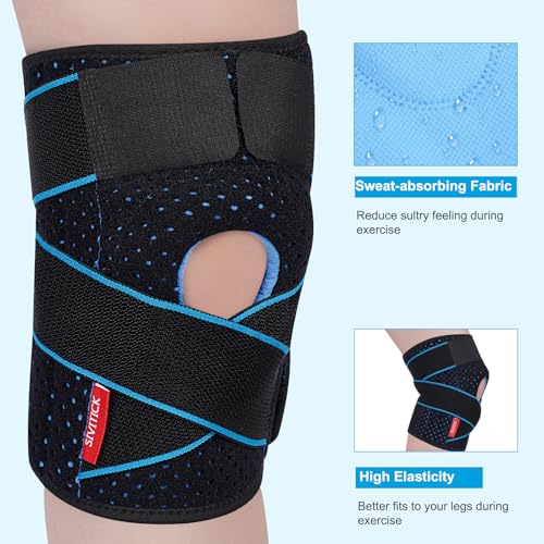 SIVITICK Knee Brace Support for Women & Men Plus Size with Side Stabilizers & Patella Gel Pad for Knee Pain Relief, Arthritis, Meniscus Tear, Injury Recovery, Running - Image 3