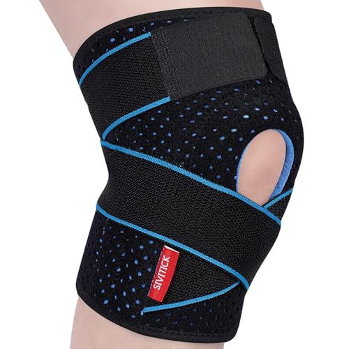 SIVITICK Knee Brace Support for Women & Men Plus Size with Side Stabilizers & Patella Gel Pad for Knee Pain Relief, Arthritis, Meniscus Tear, Injury Recovery, Running - Image 1