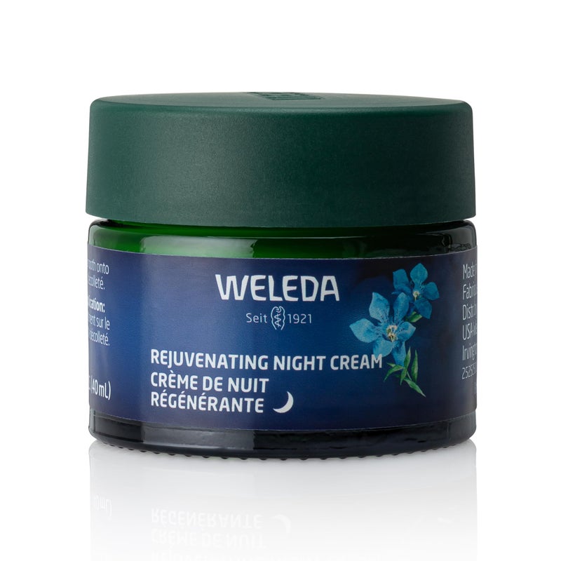 Weleda Face Care Rejuvenating Night Cream, Plant Rich Moisturizer with Blue Gentian and Edelweiss - Image 1