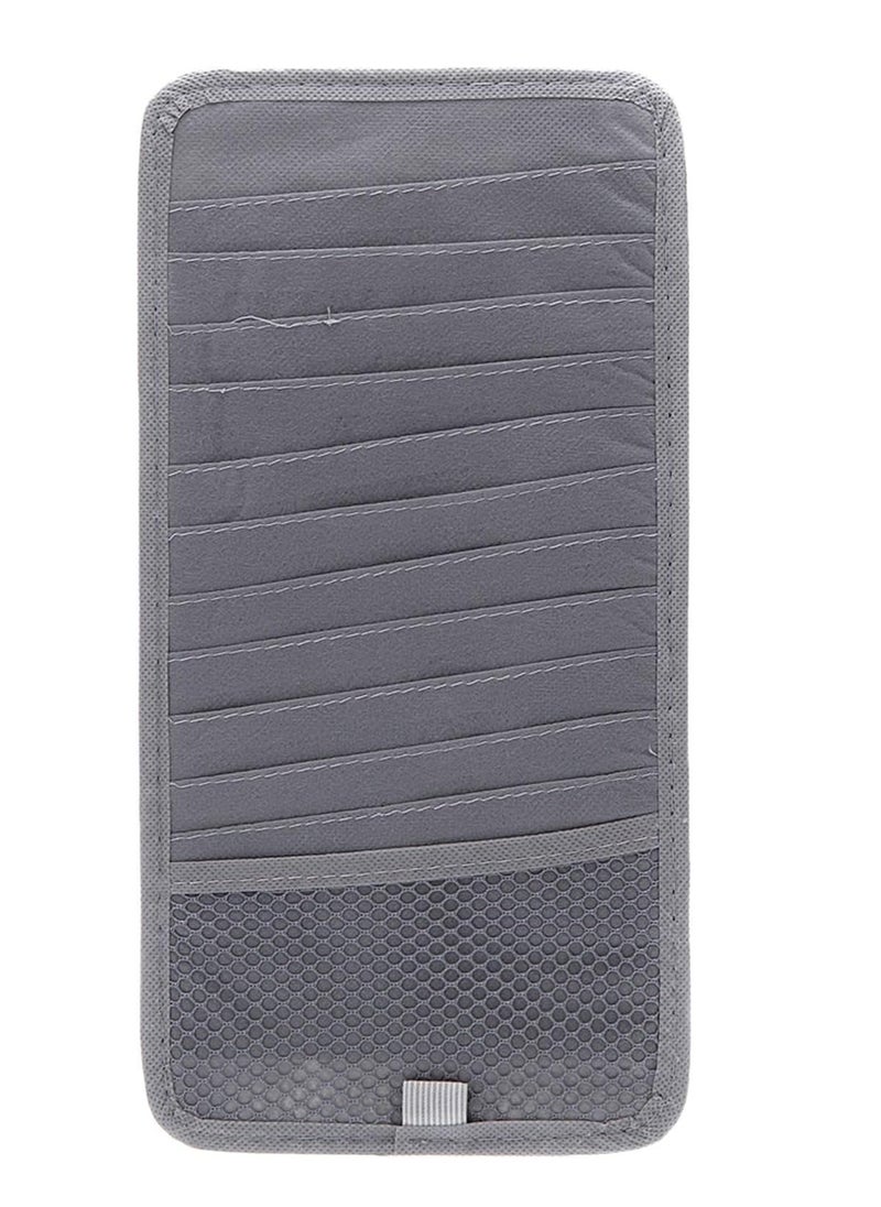 Generic Case-CD Organizer, Card holder, licenses, visa and others --multifunctional organizer in the car-attached to the car sunshade, one piece gray color-from Rana store  - Image 3